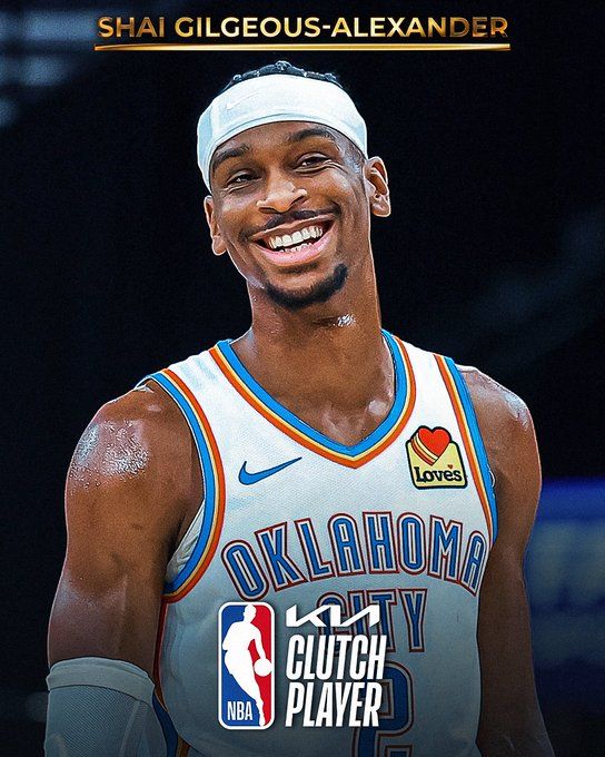 NBA官方：亚历山大当选年度最佳关键球员 多项关键数据联盟第一