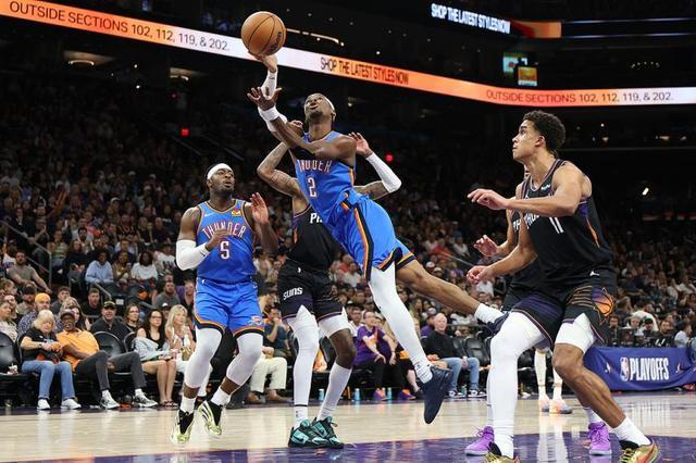 NBA｜首支晋级半决赛球队产生，雷霆横扫太阳静待湖人