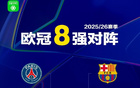 欧冠八强对阵:巴黎vs利物浦,皇马vs拜仁,巴萨vs马竞