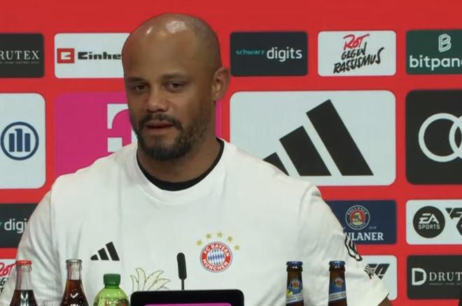 孔帕尼：很遗憾格纳布里因伤缺阵，积极的是穆西亚拉状态不错