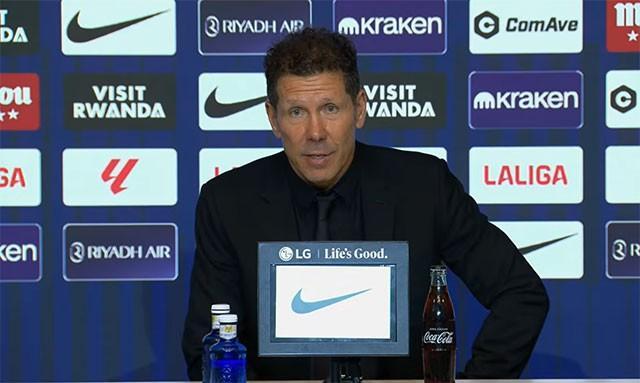 西蒙尼：我们在联赛的目标是追上比利亚雷亚尔并拿到第三名