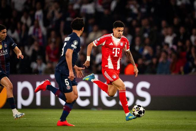 巴黎3-2拜仁，欧冠联赛首次半决赛上半场产生5粒进球