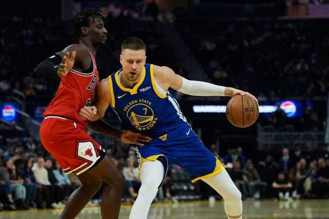 勇士加时惜败公牛:吉迪28次三双追平乔丹 布泽利斯41分生涯新高