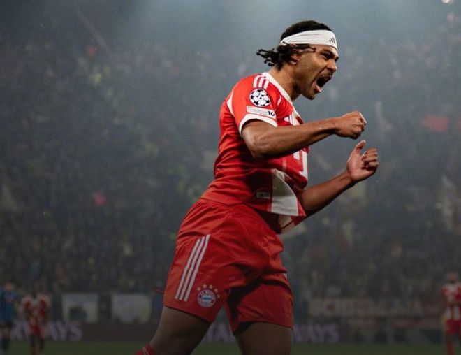 独享五大联赛第一!奥利塞独造3球,拜仁欧冠造6-1惨案剑指八强