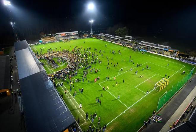 因主场不达标，瑞典球队米亚尔比下赛季要去140公里外球场踢欧冠正赛