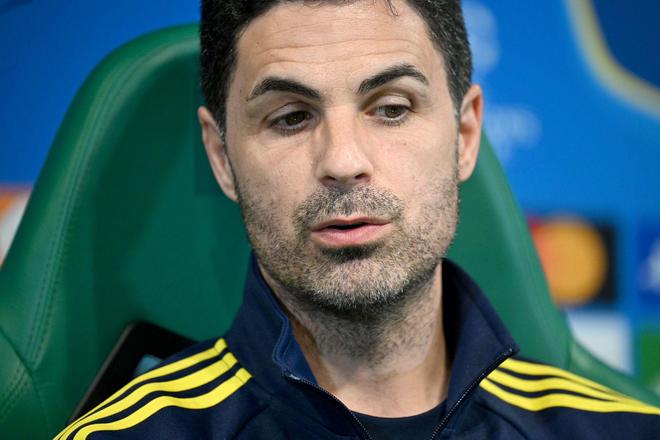 阿尔特塔赛前强装镇定,2周丢2冠后欧冠成救命稻草