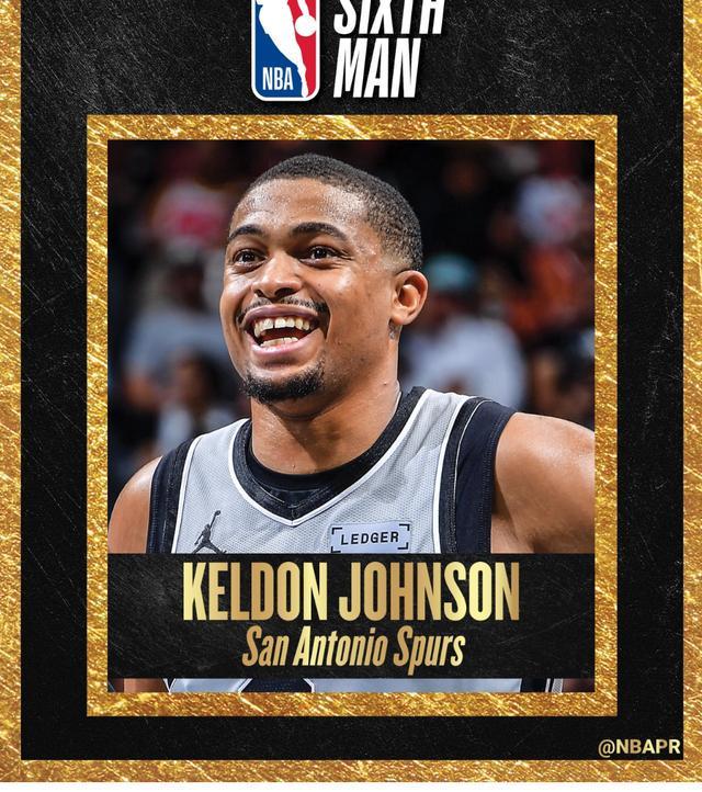 马刺小将获最佳第六人 1081分打破马努保持的马刺替补得分纪录