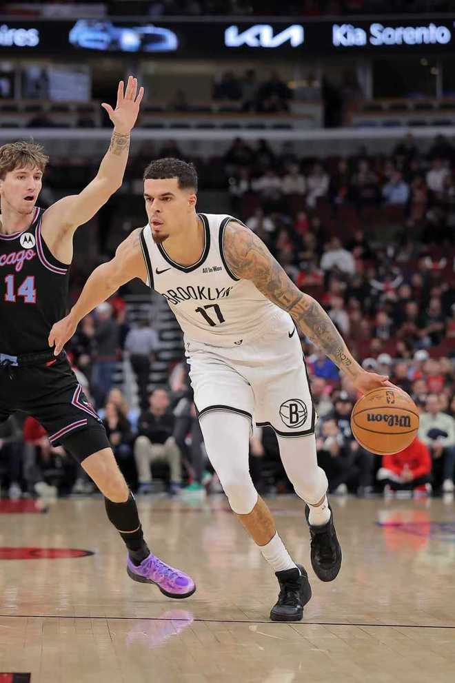 篮网送公牛5连败：小波特7次30+创纪录 吉迪28+11+11联盟第二