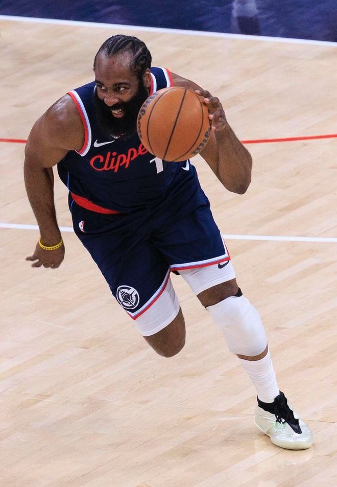 哈登带快船又输球！西部倒数第二！但他造三分犯规联盟独一档！