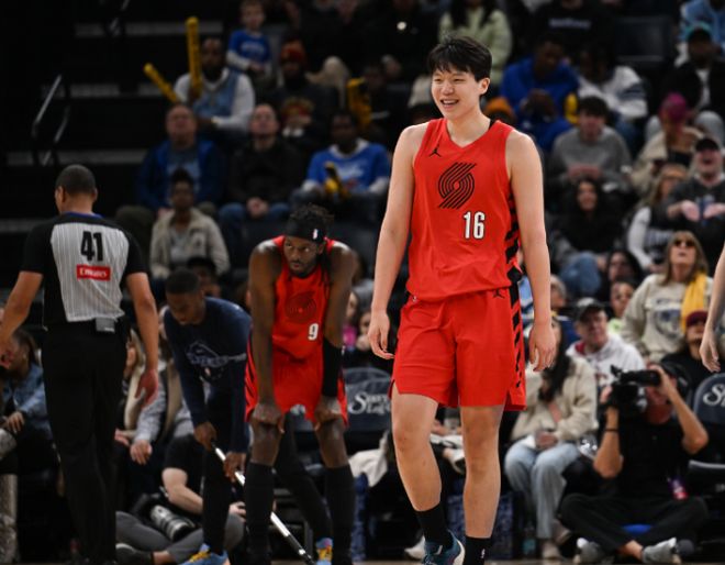 开拓者官宣：杨瀚森第4次下放发展联盟 有望背靠背连续出战