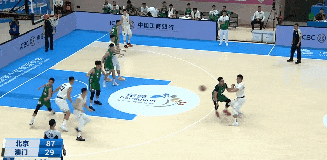 你们不要再打了！全运男篮小组赛，北京三节领先中国澳门60分
