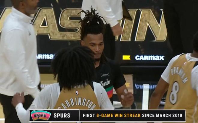 獨占西部第二，馬刺自2019年3月以來首次拿到六連勝