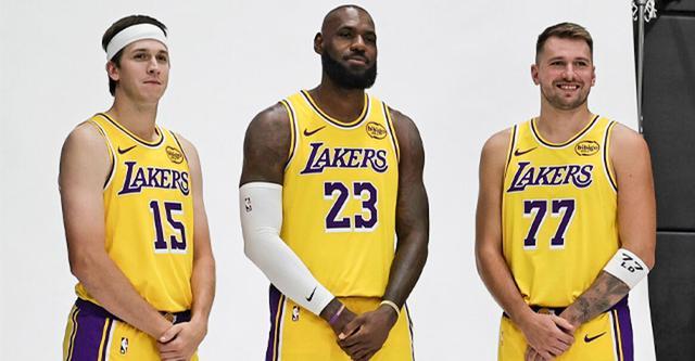 湖人今日对阵勇士 詹姆斯&东契奇&里夫斯等人缺席