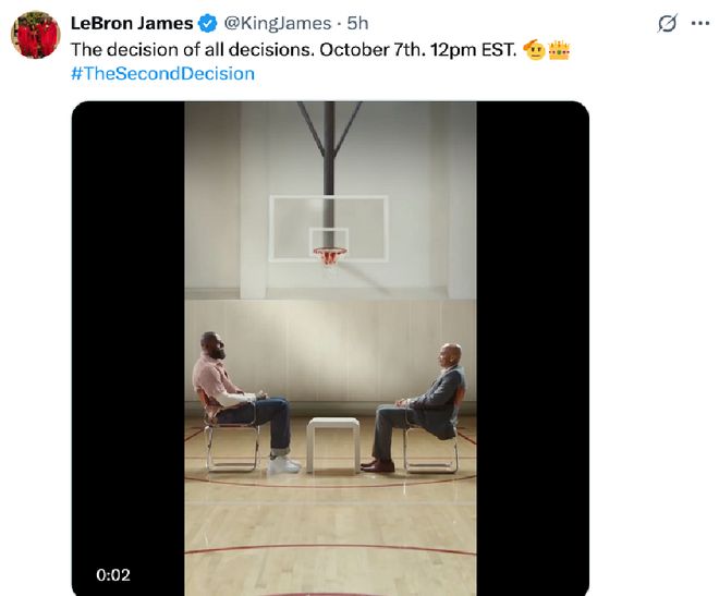 詹姆斯历史性决定！炸了，整个NBA都炸了...