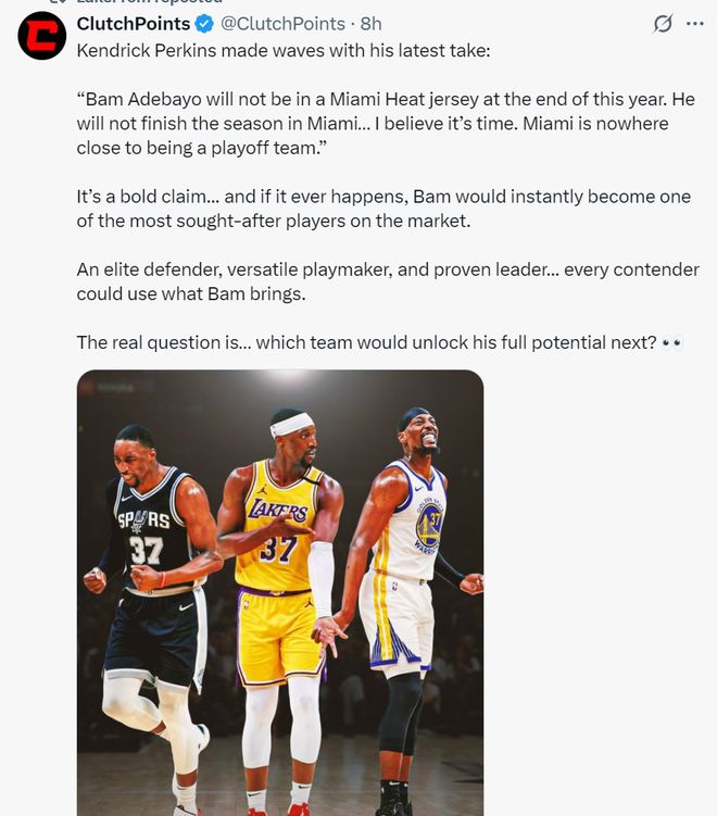 帕胖认为热巴将离队 多队关注湖人能抢下吗？湖媒模拟4换1显寒酸