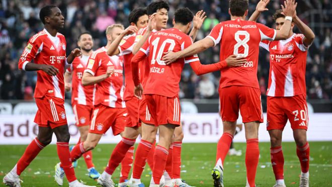 29轮105球刷新德甲纪录,拜仁的进球效率恐怖 29轮105球刷新德甲纪录,拜仁的进球效率恐怖