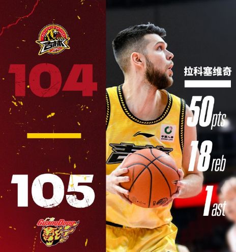 广东男篮签约拉科塞维奇：补强最大短板 昔日战广东狂轰50+18