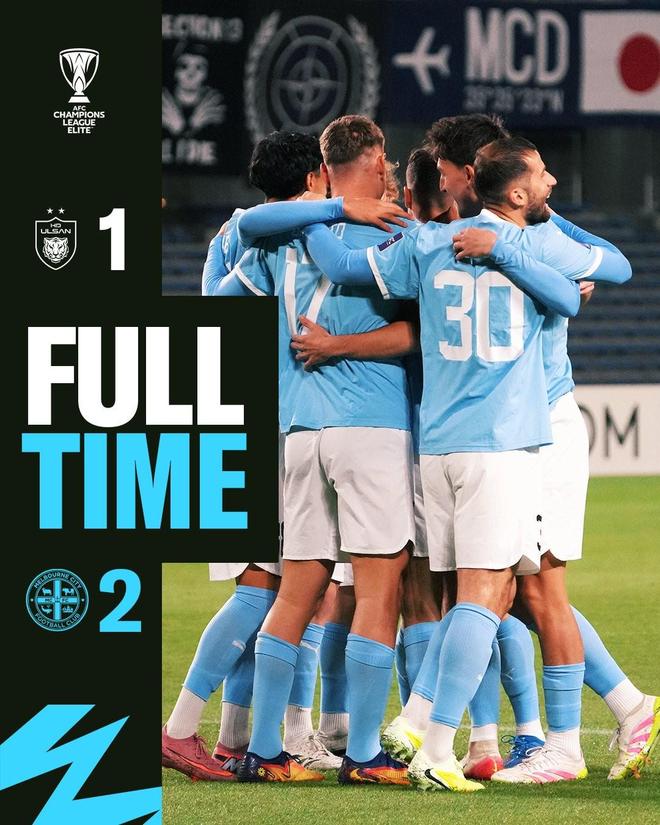 绝杀狂魔，墨尔本城本赛季亚冠4场胜利中3场为下半场补时绝杀