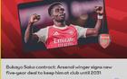 萨卡和阿森纳签下周薪30万+顶薪合同!枪手继续追逐皇马新星! 萨卡和阿森纳签下周薪30万+顶薪合同!枪手继续追逐皇马新星!