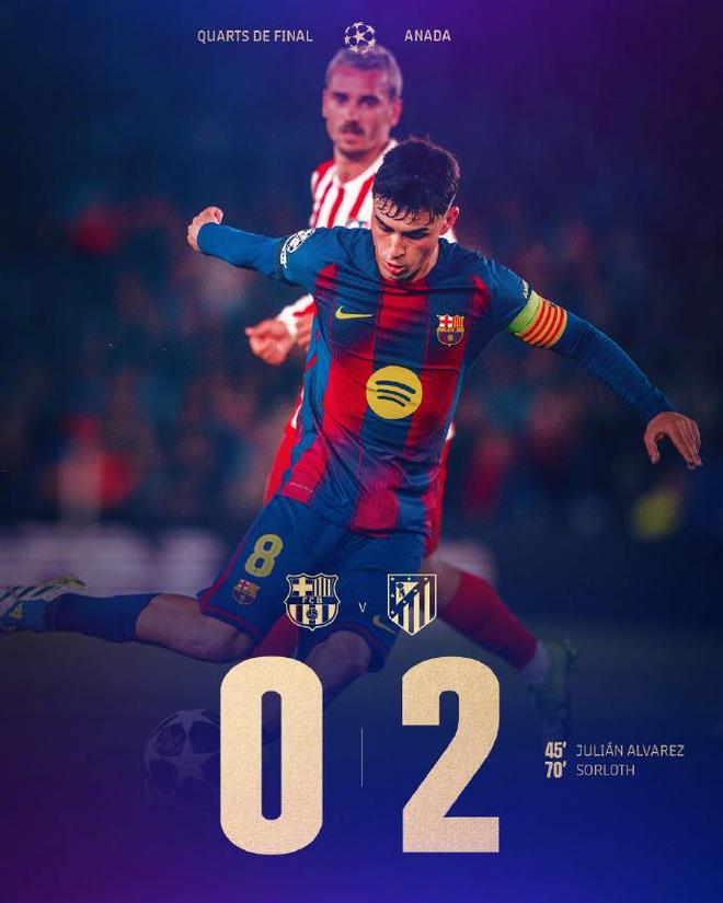 欧冠巴萨0比2马竞,库巴西直红背后藏暗疾,纠结判罚无利于翻盘 欧冠巴萨0比2马竞,库巴西直红背后藏暗疾,纠结判罚无利于翻盘