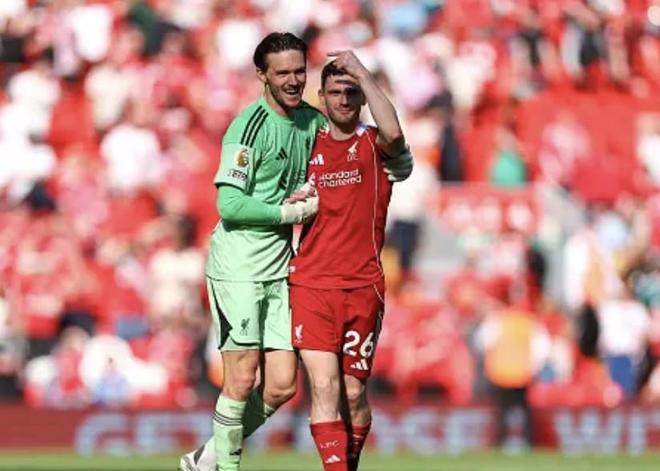 罗伯逊：利物浦属于欧冠赛场；我的进球像前锋的终结