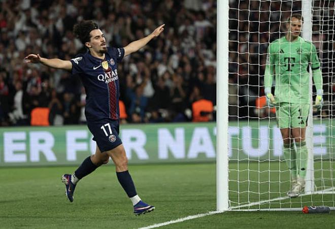 维蒂尼亚：今天我们踢得很开心；相信拜仁也觉得踢我们不容易