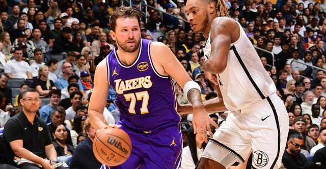 东契奇41+8里夫斯26+8+5 湖人送篮网10连败