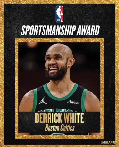 NBA官宣：怀特收获体育道德风尚奖 绿军后卫连续两年获奖
