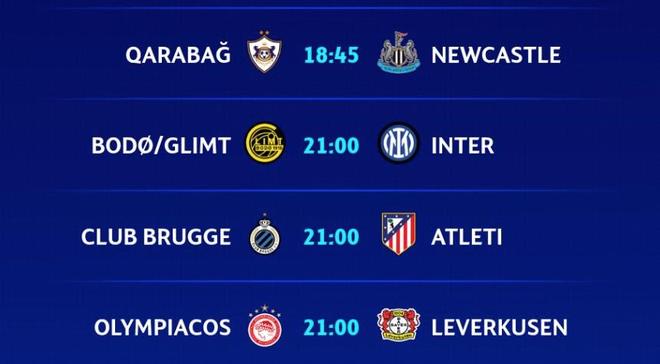 欧冠淘汰赛附加赛主裁：希伯特执法国米，尼贝里执法马竞