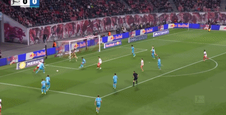 半场：莱比锡4-0霍芬海姆，鲍姆加特纳、格鲁达双响