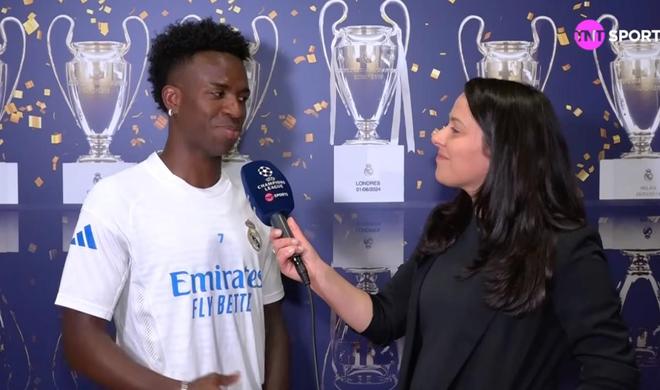 维尼修斯：踢拜仁这种比赛最能激发我们；进球就献给女友庆生