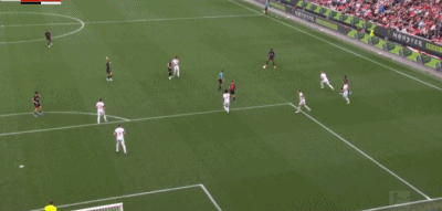 勒沃库森1-1奥格斯堡，希克头球破门，法比安-里德扳平