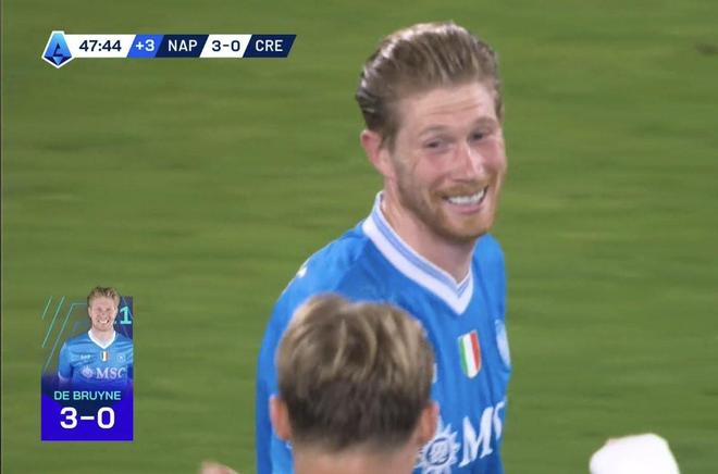 里程碑，德布劳内打入五大联赛生涯第100球