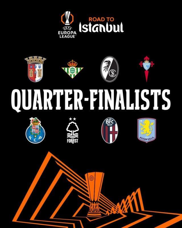 【早报】欧联、欧协联八强全部出炉! 【早报】欧联、欧协联八强全部出炉!