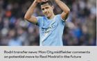 罗德里主动示好:不排除加盟皇马!曼联愿在今夏迎回拉什福德! 罗德里主动示好:不排除加盟皇马!曼联愿在今夏迎回拉什福德!