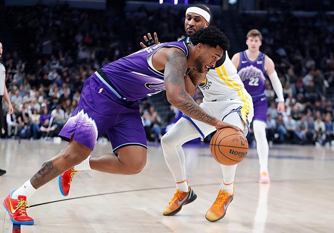 面对勇士继续豪取高分，爵士侧翼新星在进攻端确实是才华横溢？