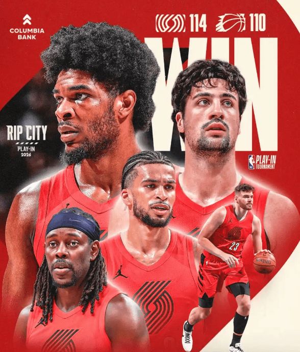 114-110！开拓者抢下季后赛门票，杨瀚森或迎历史登场