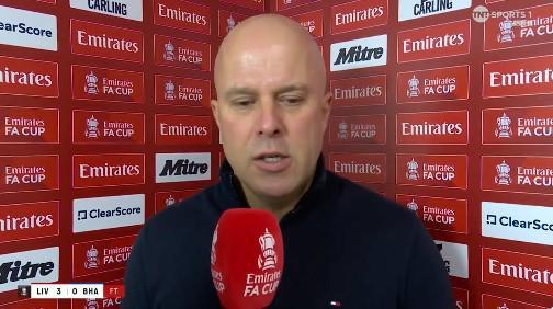 斯洛特：足总杯的竞争和欧冠一样激烈；萨拉赫近几场很关键