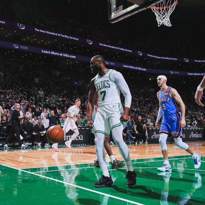 布朗31分8板8助凯尔特人终结雷霆12连胜,亚历山大33分8助攻 布朗31分8板8助凯尔特人终结雷霆12连胜,亚历山大33分8助攻