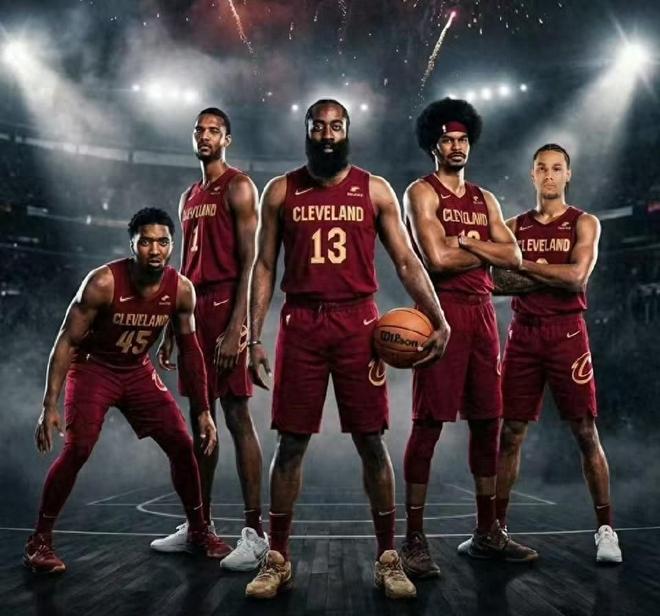 双核缺席,骑士惨遭逆转!哈登交易选对了,双塔48+21成夺冠基石