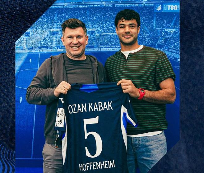 官方：霍芬海姆与后卫卡巴克完成长期续约