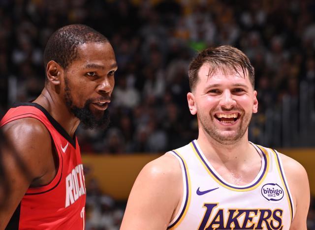 KD训练受伤 东契奇中段归来？湖火系列赛悬念大增