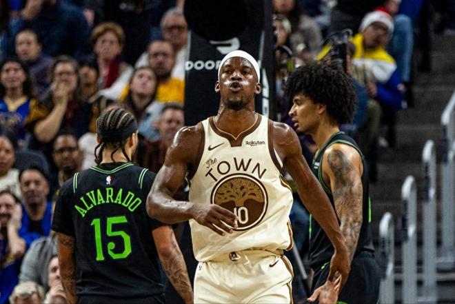 库里伤缺首战，勇士队拒绝连败！两人共享本场最佳，数据不会说谎