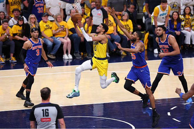 哈利伯顿32分12板15助0失误创7大神迹：NBA历史首人+比肩库里老詹