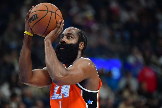 哈登首節(jié)27分定乾坤 55分史詩(shī)夜登頂隊(duì)史第一