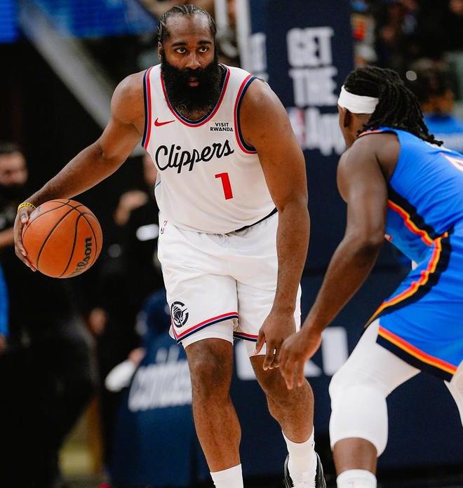 船三崩！快船107-126雷霆，看數(shù)據(jù)：他是頭號罪人！