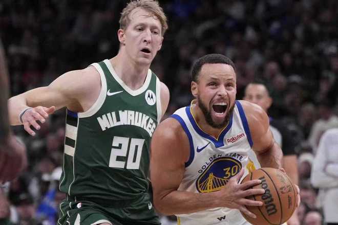 勇士输在哪:库里26+7遭旧将罗林斯32+8打爆 无字母雄鹿8人上双