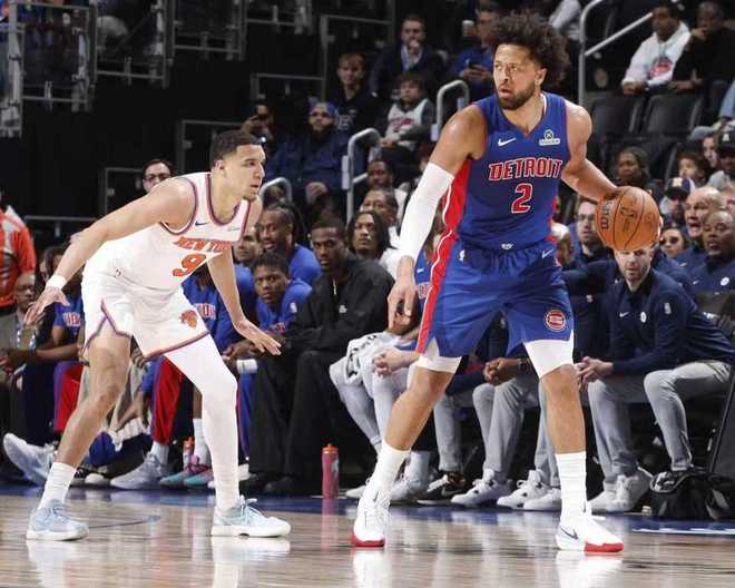 活塞31分狂胜尼克斯巩固东部第一 坎宁安29+13布伦森25分