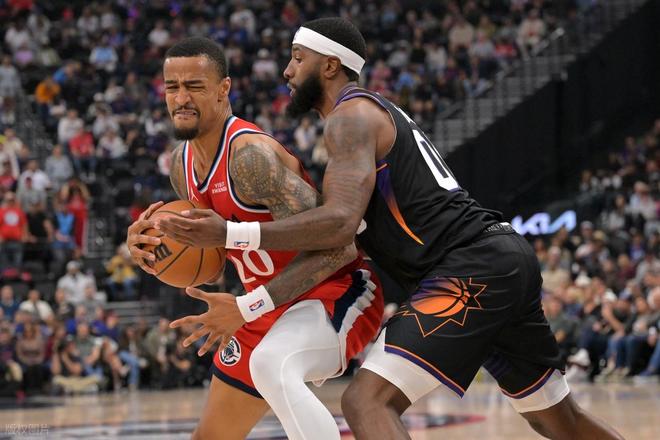 重伤离场！杰伦-格林无法行走！完胜哈登，布克21+10+9双杀快船！...