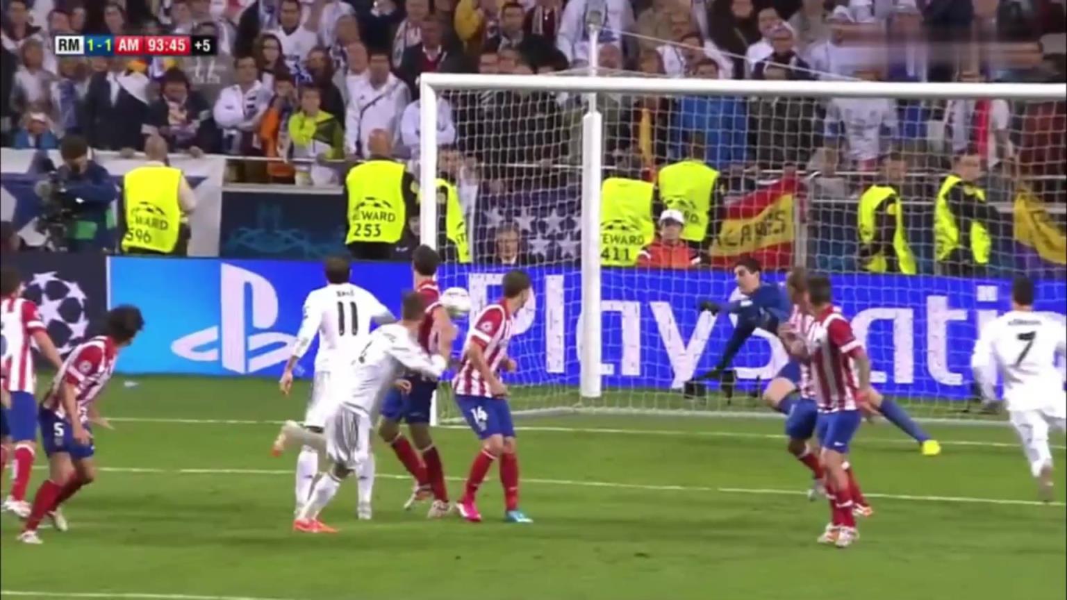 拉莫斯封神进球！9248奇迹绝平马竞皇马起死回生！